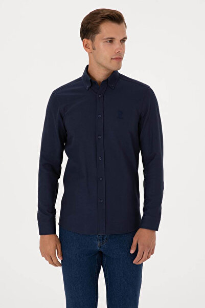 U.S. Polo Assn. Nova025K Lacivert Erkek Gömlek 2225592