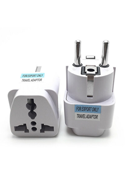 Vwin Seyahat Adaptörü Üniversal Priz Çevirici Dönüştürücü Türkiye ve 100'e yakın ülkede kullanılır. 2ADET