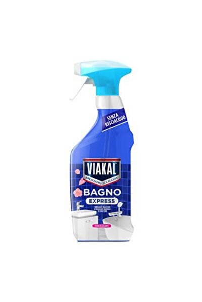 Viakal Solutie anticalcar spray pentru baie Express flori elegante, 470ml
