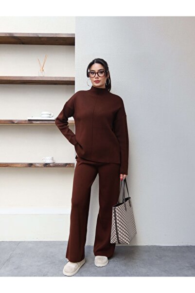ESRAHELVACI Half Turtleneck Knitwear Set