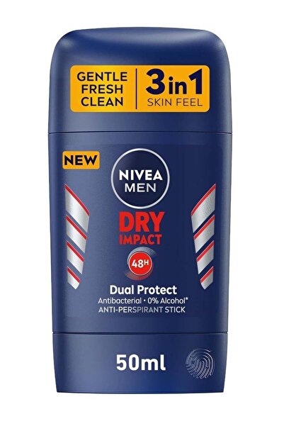 Nivea Men مزيل عرق ستيك للرجال، حماية تدوم 48 ساعة، تأثير جاف، 50 مل