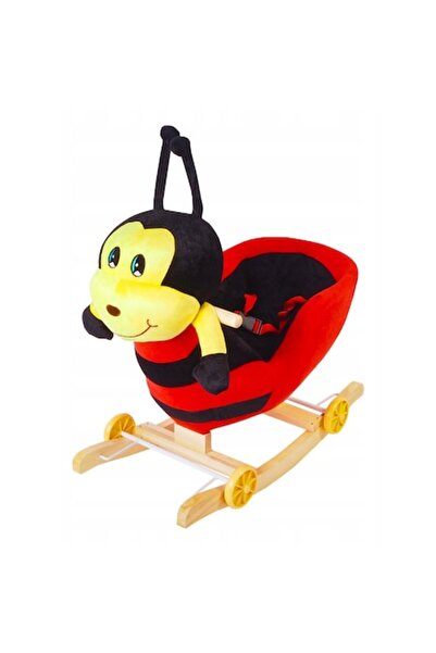 Toy Toy Toy Balansoar pentru copii, model buburuză, roșu și negru, 59×36×47 cm