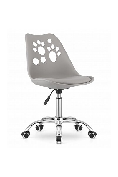 Leobert Office chair, Artool, Print, swivel, PP, gray, 50x57x81.5-93.5 cm