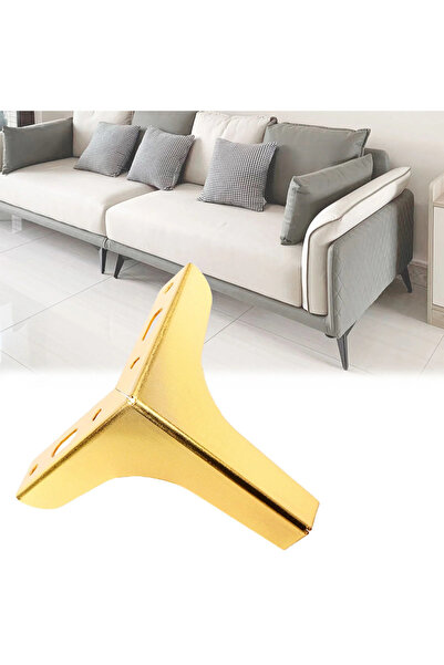 Legs Triangular Metal Furniture Legs - Set of 4 Heavy Duty for Chairs, Sofas, Cabinets and Tables
