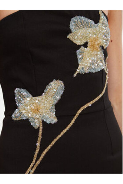 STAUD Γυναικείο φόρεμα κοκτέιλ R24F2171KP Πολύχρωμο