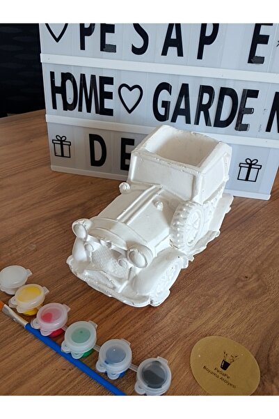 PESA PeSaPe Boyama Atölyesi Dev nostaljik araba boyama seti .(Taş vernik hedi...