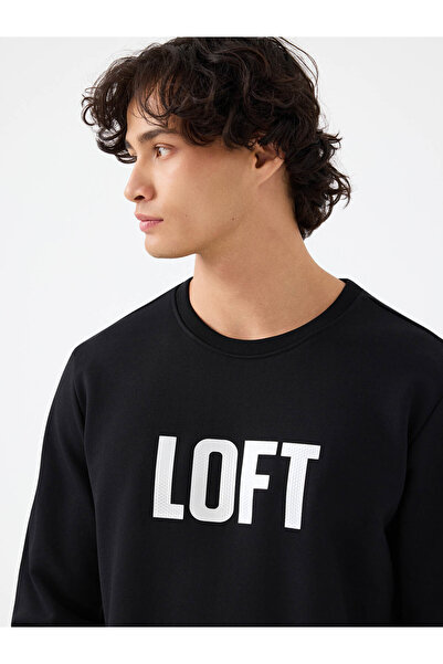 Loft Erkek Sweat Lf2041133 BLACK