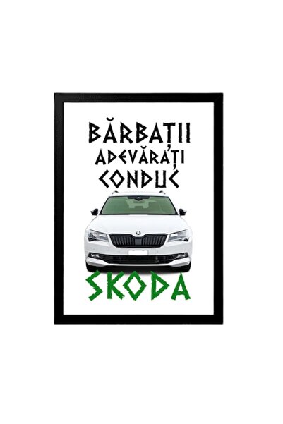 OEM Tablou decorativ pentru pasionați cu mesajul: „Bărbați adevărați conduc S...