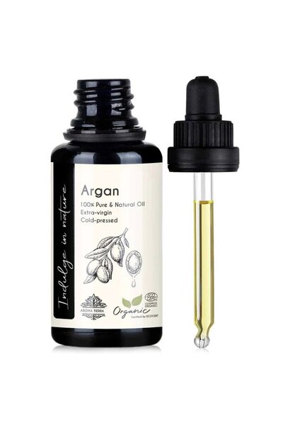 Aroma Tierra زيت الأرغان، 30 مل، للعناية بالشعر، غني بالعناصر الغذائية، خصائص...