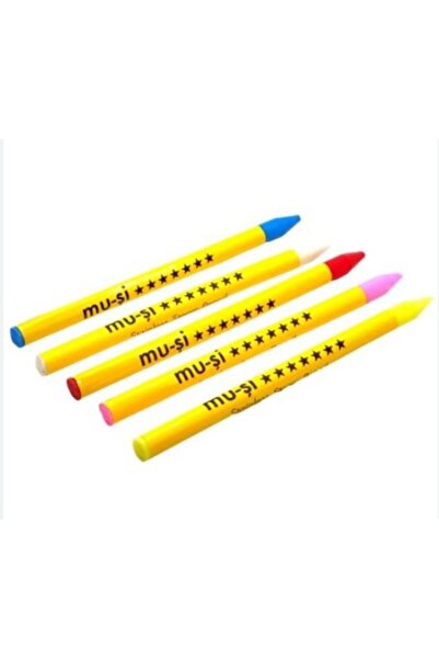 MUSİ MU-Şİ BUHAR İLE UÇAN KUMAŞ SABUN ÇİZGİ KALEMİ 5 ADET (KARIŞIK 5 RENK)