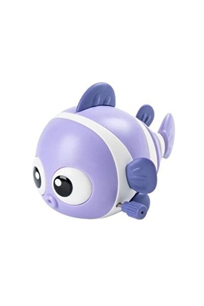 dalimag Jucărie interactivă pentru bebeluși, model de pește, roată frontală, ...