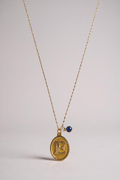 SUDEKAĞAN 14 Ayar Altın E Harfli Zincir