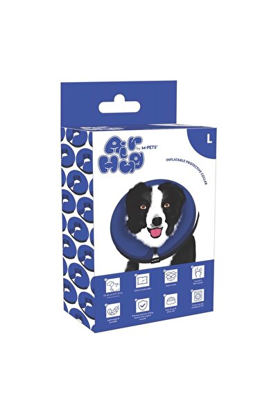 M-PETS طوق حماية قابل للنفخ من نوع AIR HUG (مقاس كبير)