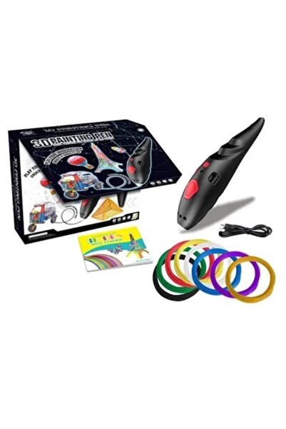 Toy Toy Toy Jucării stilou 3D cu baterie, negru, timp de utilizare 1 oră