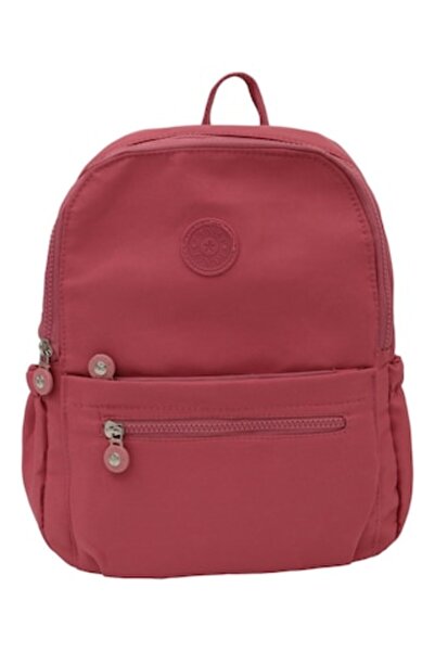 OEM - Women's waterproof backpack with adjustable straps and handle N66 pink