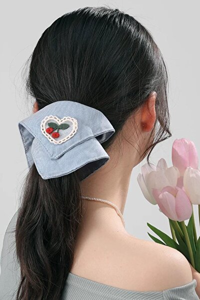 TAKIŞTIR Синя кольорова фігурка вишні на шпильці для волосся