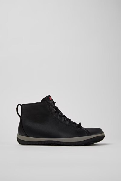 CAMPER Peu Pista Gm Gore-Tex Erkek Siyah Deri Orta Boy Bot