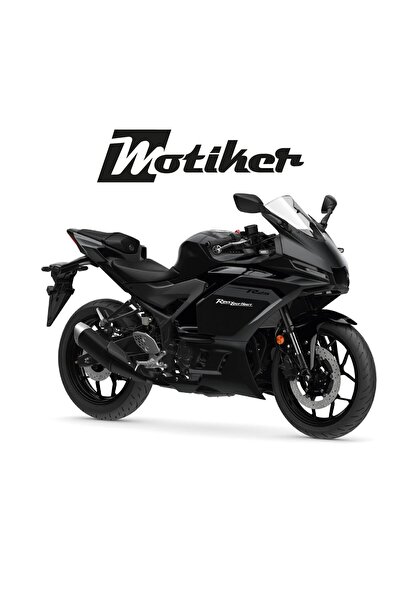 Motiker Yamaha YZF-R25 2025-2026 Revs Your Heart Parlak Beyaz Sticker Etiket ...