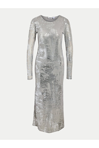 Noisy May Γυναικείο φόρεμα κοκτέιλ ασημί NOISY MAY-27031914 GHOST GRAY SILVER...