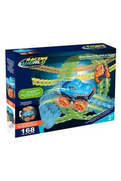 OEM Glow in the Dark Highway Track & Vehicle - 168 pcs