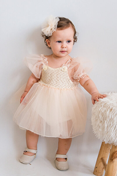 Cumino Amelia Tulum Elbise - Somon