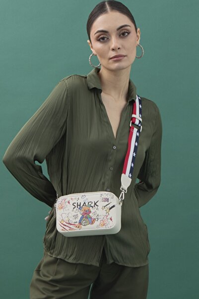 LuviShoes BYN2375 Біла жіноча сумка через плече