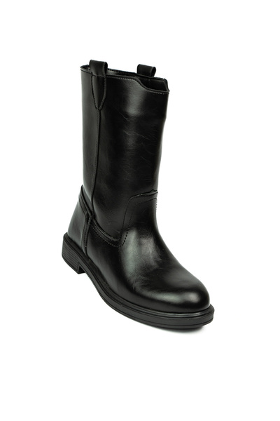 Moda Arena حذاء نسائي من الجلد الأسود موديل 2025 من بابالي