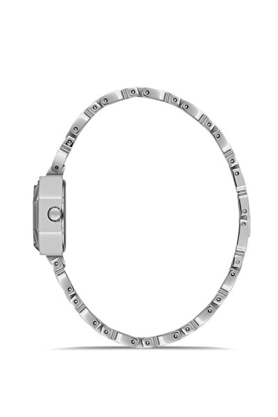 Dice Kayek Dk.1.Ag1420.01 Stone Design Steel Band Steel Case 5 Atm Water Resistant Metallic Color Watch