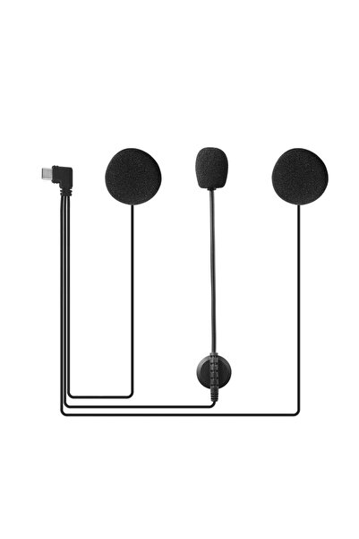 Choice1 سماعة الرأس الوحيدة لـ EJEAS V6 PRO+ Type-C Plug سماعة رأس خوذة دراجة...