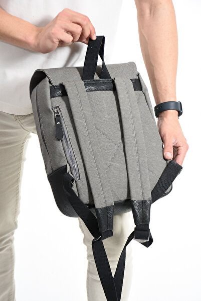 MEGA ÇANTA Canvas Series Ultra Large Capacity Backpack Men's Bag