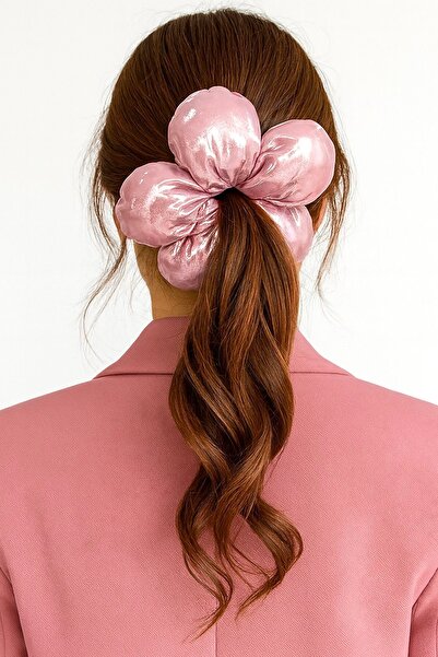 TAKIŞTIR Pink Color Daisy Figured Simit Buckle