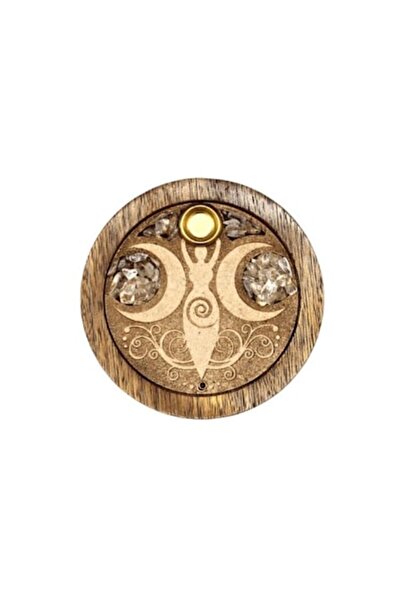 OEM Suport pentru bețișoare și conuri de tămâie cu cuarț transparent, semilun...