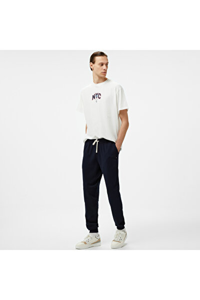 Tommy Hilfiger Essential Terry Erkek Mavi Eşofman Altı