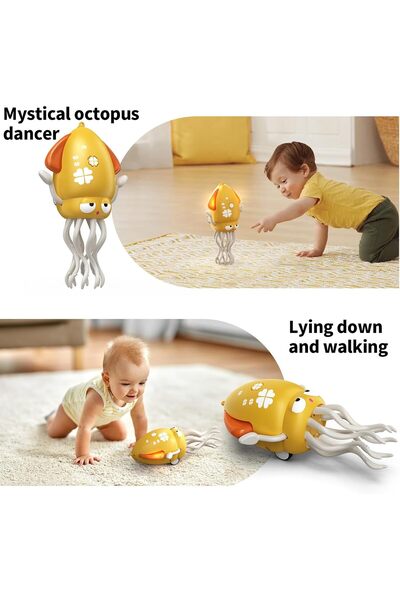Squid Electric Dancing Octopus Toy with LED Light and Music