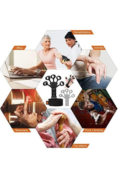 Primo Plus Hand Grip Strengthener - Adjustable Finger Exerciser and Finger Stretcher