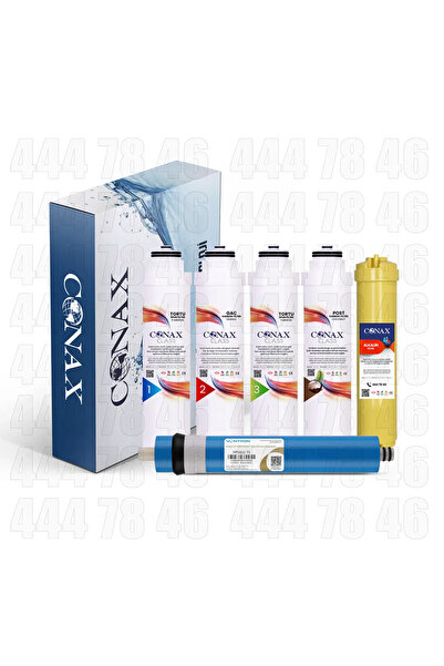 Conax Crypto Takçevir 6 Aşama – Vontron Membran Inline Alkalin Orijinal Filtre Seti