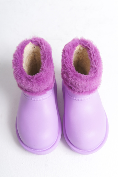 Mini Angel Çocuk Bot Su Geçirmez Bot Kürklü Bot Çocuk Kışlık Bot Suya Dayanıklı Hafif Bot Kürklü Kışlık Bot