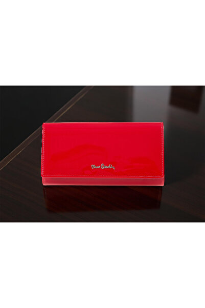 Pierre Cardin Women's wallet made of genuine leather, Pierre Cardin, Red, 18x10x3