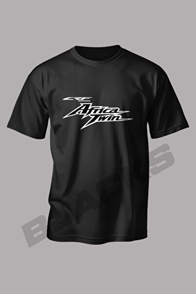 BJACKS Motorsports Wear Tricou negru premium cu imprimeu Honda Africa Twin 1000L