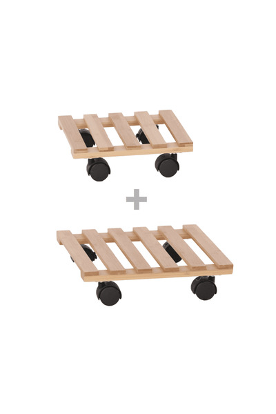 DacEnergy Suport pt. flori, 2 buc., bambus, KOSMA