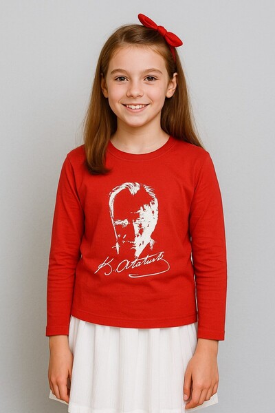 SeaBubbles Ataturk Printed Long Sleeve T-Shirt Lycra