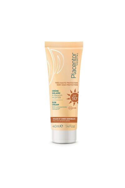 Placentor كريم الوقاية من الشمس للوجه والمناطق الحساسة، 40 مل