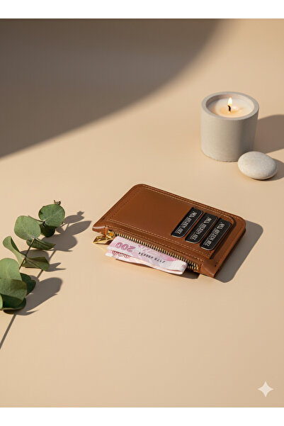 Ayleen Ayz Faux Leather 6 Card Holder and Zippered Coin Compartment Card Holder Wallet