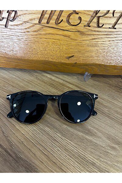 Infiniti Design INFINITI POLARİZE UNİSEX SİYAH YUVARLAK GÜNEŞ GÖZLÜĞÜ