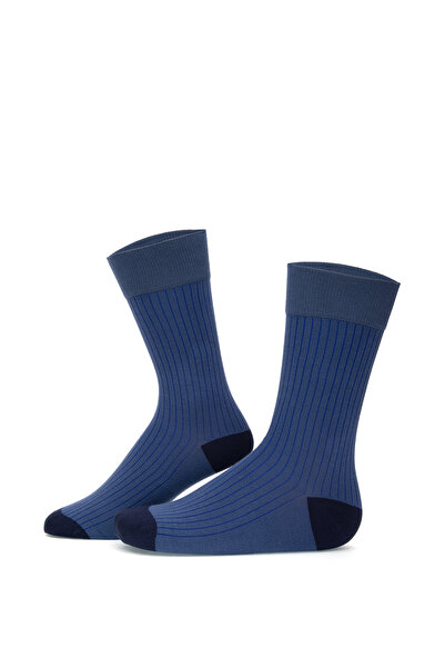 Cacharel Navy Blue Striped Socks 50316178-200