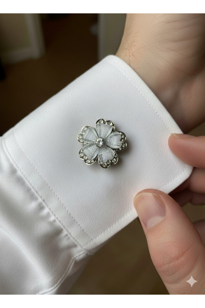 Genel Markalar PARILTILI TAŞ KLİPSLİ KOL DÜĞMESİ KORUYUCU (ADET)