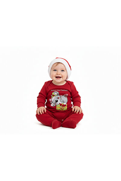CRASSİ Unisex Christmas Suit with Deer Print