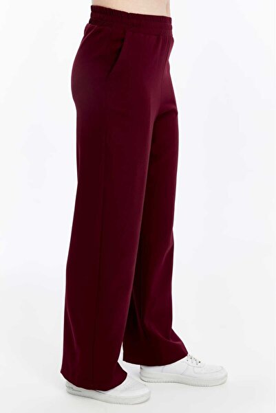 Butik Pantaloni de scuba cu cusături în față NEGRI