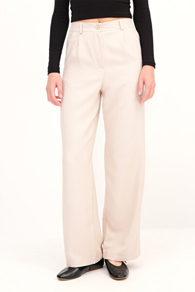 Addax High Waist Wide Leg Pants Pn6982