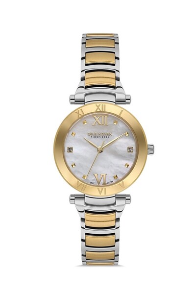 Dice Kayek Dk.1.Ag1399.03 Stone Design Dial Steel Band Steel Case 5 Atm Water Resistant